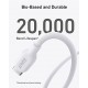 ANKER 541 USB-C To Lightening Cable 3ft WHITE | A80A1G21