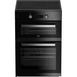 BEKO Freestanding 60cm Double Oven Electric Cooker | BDI6C55K