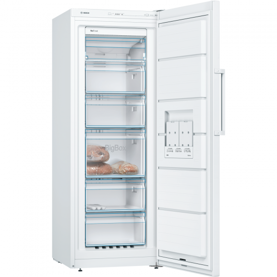 BOSCH Serie 4 No Frost  200L Freestanding Upright Freezer WHITE | GSN29VW3VG