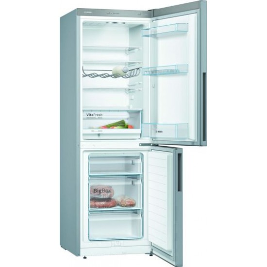 BOSCH Serie 4 Fridge Freezer STAINLESS STEEL | KGV33VLEAG