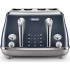 DE'LONGHI Icona Capitals 4-Slice Toaster BLUE | CTOC4003.BL