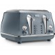 DELONGHI Icona Metallics 4 Slice Toaster BLUE | CTOT4003.AZ