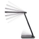 GROOV-E Ares LED Desk Lamp with Wireless Charging Pad & Clock | GVWC04BK