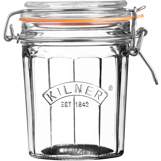 KILNER Facetted Glass Clip Top Jar .95L | 415314