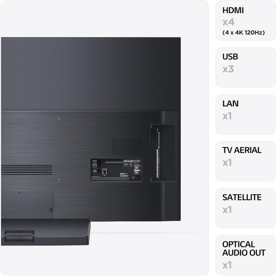 LG 42" OLED C3 Evo 4K HDR Ultra HD HDR Smart TV 2023 | OLED42C34LA