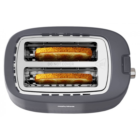 MORPHY RICHARDS Hive 2 Slice Toaster GREY | 22033