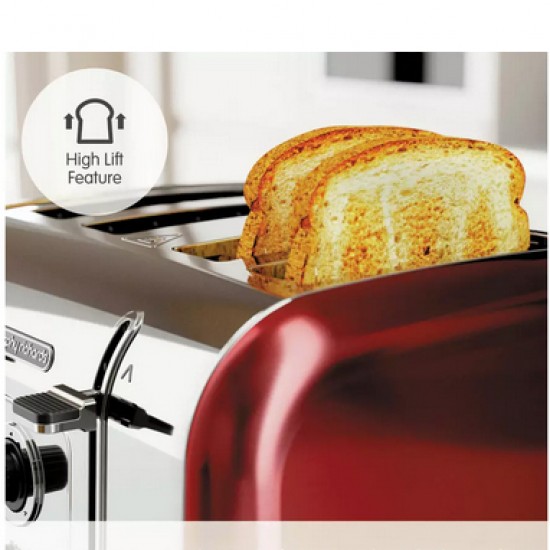 MORPHY RICHARDS Venture 4 Slice Toaster RED | 240133