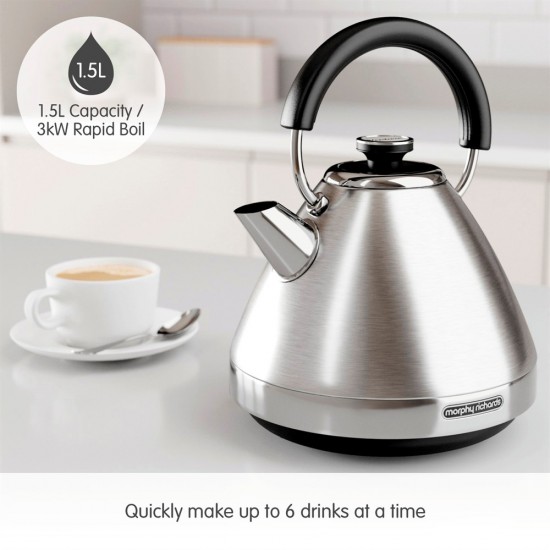 MORPHY RICHARDS Venture Kettle 1.5L STAINLESS STEEL | 100130