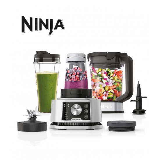 Ninja CB350UK 1200W Foodi Power 3-in-1 Nutri Blender with Smart
