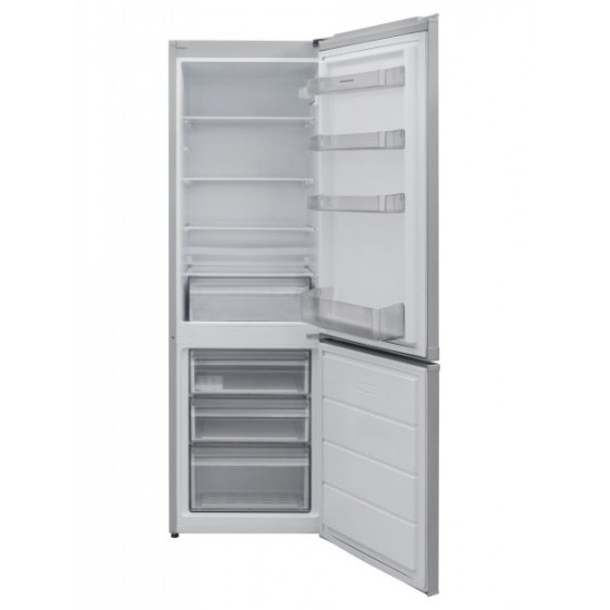 NORDMENDE Freestanding 60/40 Fridge Freezer SILVER | RFF60404SL