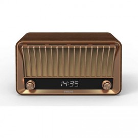 PHILIPS Retro Style FM/DAB Radio with Bluetooth Wooden Style | TAVS700