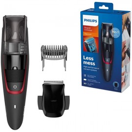 Philips BT7500/13 Beard & Stubble Trimmer for Men, Series 7000, 20 Length Settings with Integrated Vacuum System for Less Mess, Self-Sharpening Metal Blades  ds