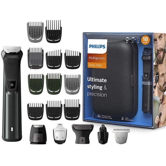Philips MG7785/20 Series 7000 18-in-1 Ultimate Multi Grooming Kit for  Beard, Hair and