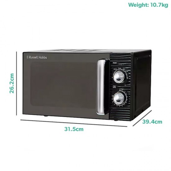 RUSSELL HOBBS Inspire 700W 17L Microwave BLACK | RHM1731B