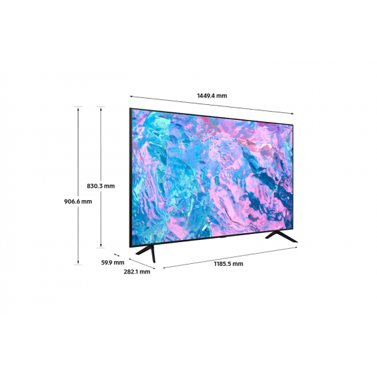 Samsung 43” CU7100 Ultra HD HDR 4K Smart TV (2023) | UE43CU7100KXXU
