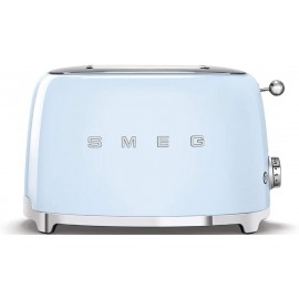 SMEG 50's Retro Style Aesthetic 2 Slice Toaster PASTEL BLUE | TSF01PBUK