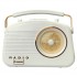 Steepletone Brighton Retro Radio WHITE/COPPER | 395178