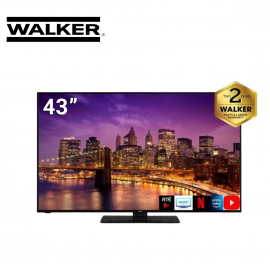 WALKER 43” 4K HDR Ultra Slim Smart TV | WP4K43231BRD