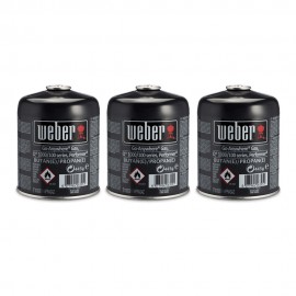 WEBER Disposable Gas Canister Triple Pack 445g X 3 | 17669