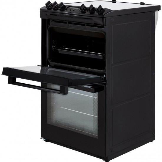 ZANUSSI 55cm Electric Cooker BLACK | ZCV46250BA