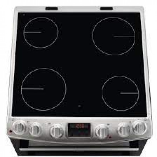 ZANUSSI 60cm Double Oven Electric Slot In Cooker with Catalytic Liners | ZCV66250XA