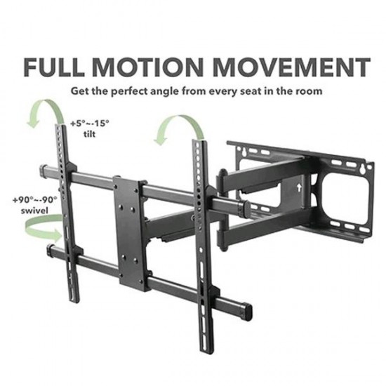 iTECH Wall Mount Double Arm for 40″ to 70″ TV’s 60KG | PTRB77