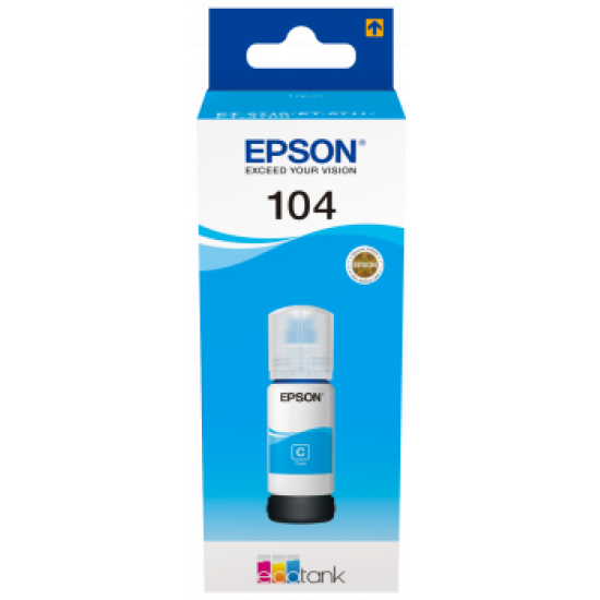 Epson 104 EcoTank Ink Bottle Cyan | T00P240