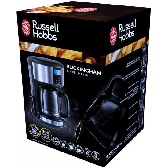 Russell Hobbs Buckingham Stainless Steel Coffee Maker | 20680