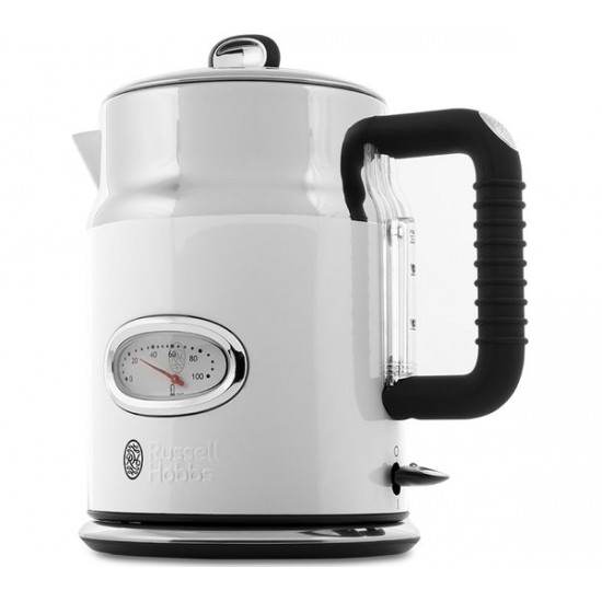 white retro kettle