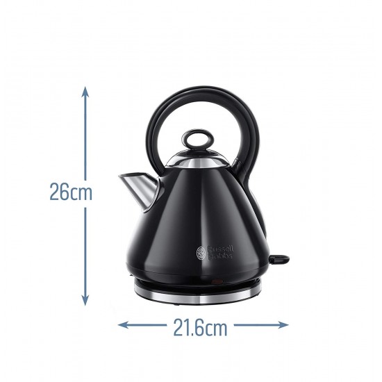 Russell Hobbs 21887 Legacy Quiet Boil Electric Kettle 1.7 Liter 3000W  220VOLT(NOT FOR USA)