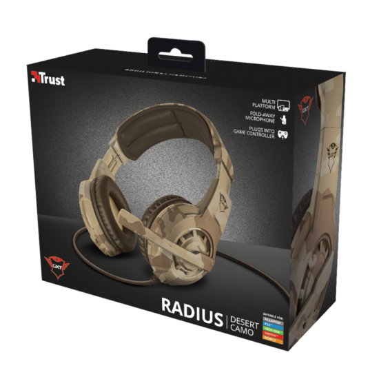 Trust GXT 310D Radius Gaming Headset - desert camo - 22208