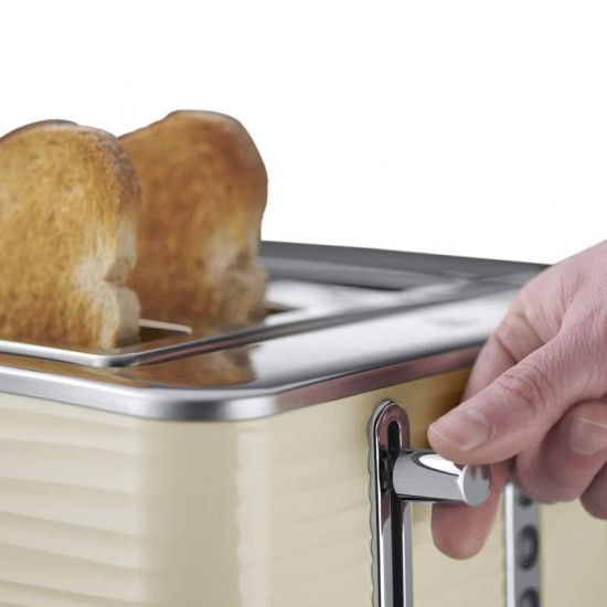 Russell Hobbs Inspire Cream 4 Slice Toaster | 24384 