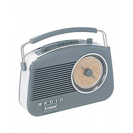 Steepletone Brighton Portable Retro Radio GREY