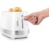 Delonghi Active Line White 2 Slot Toaster | CTLA2003.W
