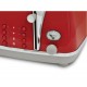 De'longhi Icona Captials Red 4 Slice Toaster | CTOC4003.R