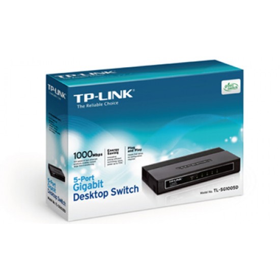 TP-LINK 5 port TL-SG1005D 5 port Gigabit Desktop Switch Switch 5 x