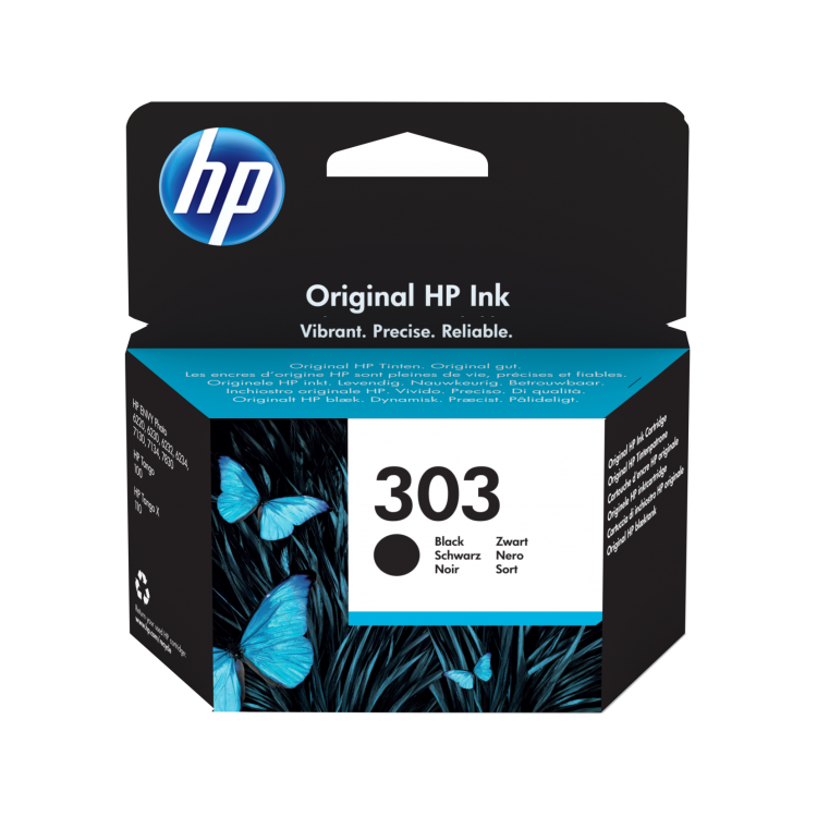 HP 303 Black Original Ink Cartridge | T6N02AE
