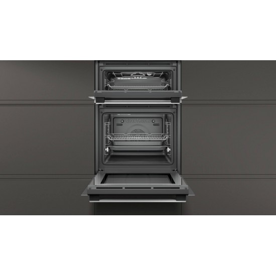 NEFF Built-in Double Oven with CircoTherm® BLACK | U1ACE5HN0B